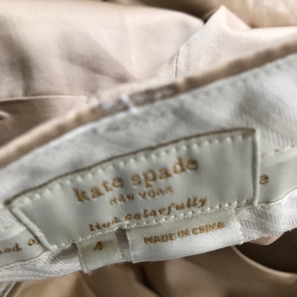 Kate Spade Pleated Khaki Trouser - Picture 8 of 8